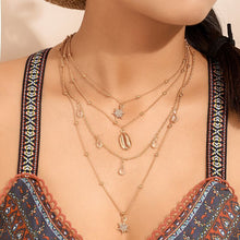 Load image into Gallery viewer, Bohemian Layered Necklace Gold