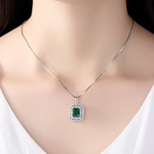 Load image into Gallery viewer, Chic Emerald Gemstone Necklace