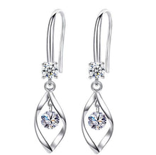 Load image into Gallery viewer, Chic Mid-drop Sparkle Earrings