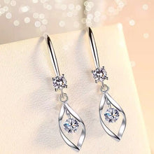 Load image into Gallery viewer, Chic Mid-drop Sparkle Earrings