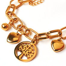 Load image into Gallery viewer, Abundance Golden Charm Bracelet