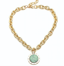 Load image into Gallery viewer, Bohemian Necklace with Stone Pendant