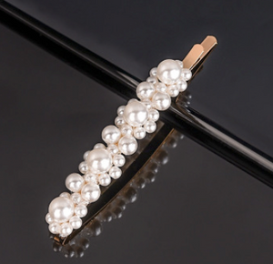 Chic Pearly Hair Pin Gold