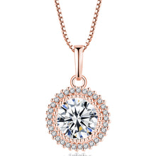 Load image into Gallery viewer, Minimal Sparkling Chunk Necklace Rose Gold