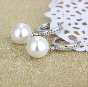 Abundance Sparkle Pearl Earrings