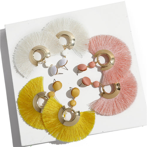 Bohemian Tassel Earrings - Multiple Colours