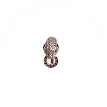 Load image into Gallery viewer, Bold Silver Cheetah Chunk Ring