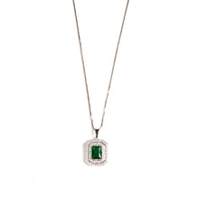 Load image into Gallery viewer, Chic Emerald Gemstone Necklace