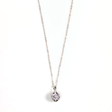 Load image into Gallery viewer, Chic Silver Necklace With Crystal Chunk