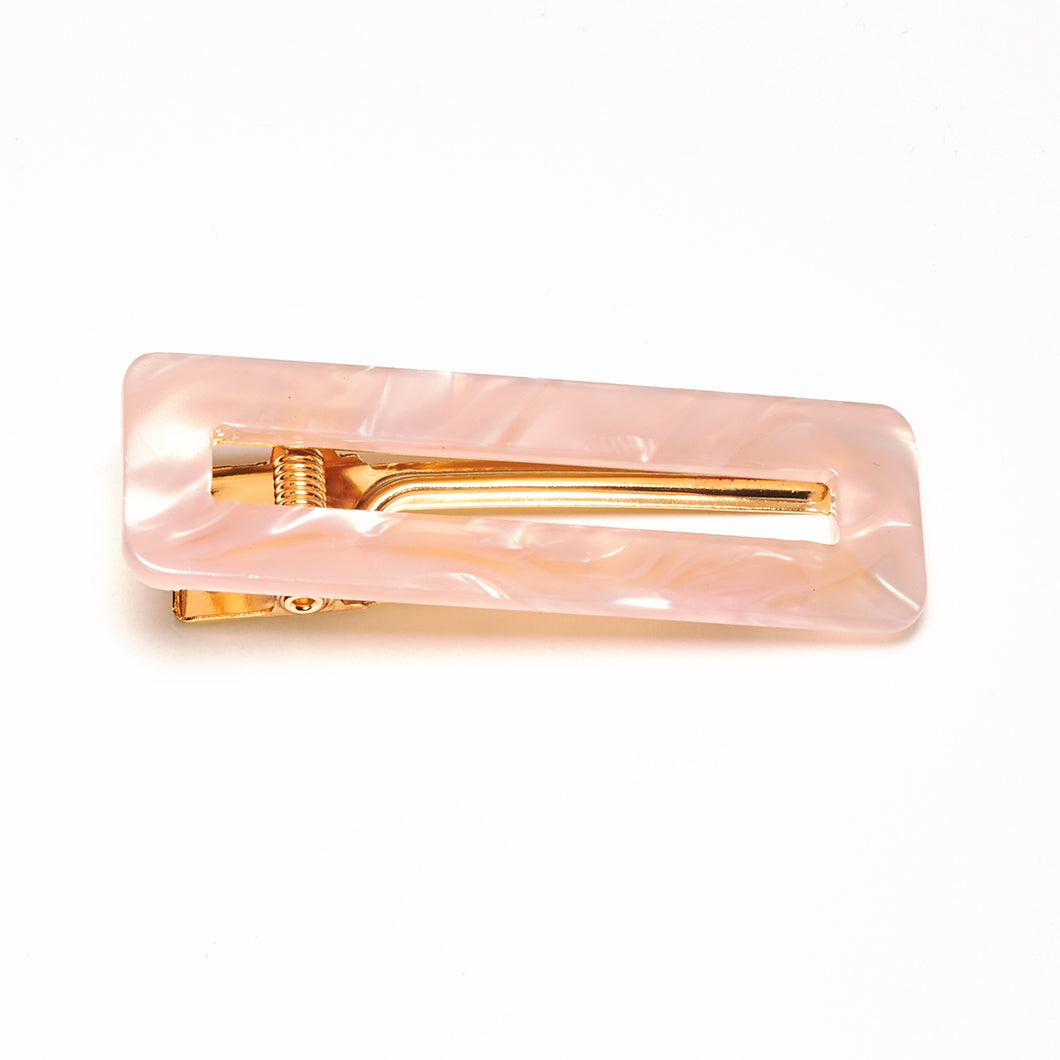 Play Hair Clip Pink Rectangle
