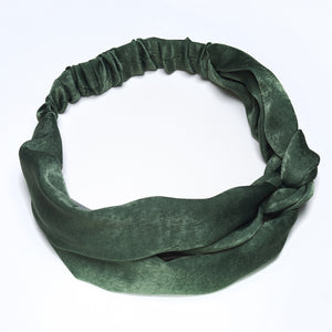 Laurella Knot Headband Khaki Shine