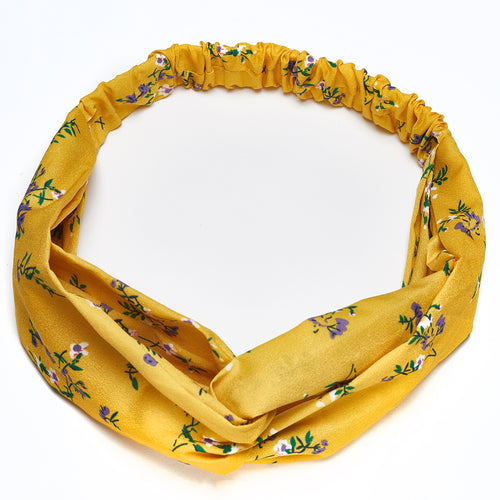 Aurelie Knot Headband Yellow Spring