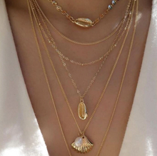Load image into Gallery viewer, Ocean Layered Necklace