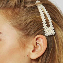 Load image into Gallery viewer, Chic Pearly Hair Clip Gold