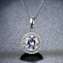Load image into Gallery viewer, Minimal Sparkling Chunk Necklace Silver