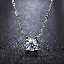 Load image into Gallery viewer, Chic Silver Sparkle Necklace