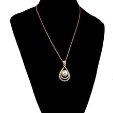 Load image into Gallery viewer, Chic Jewellery Set Earrings and Necklace Gold